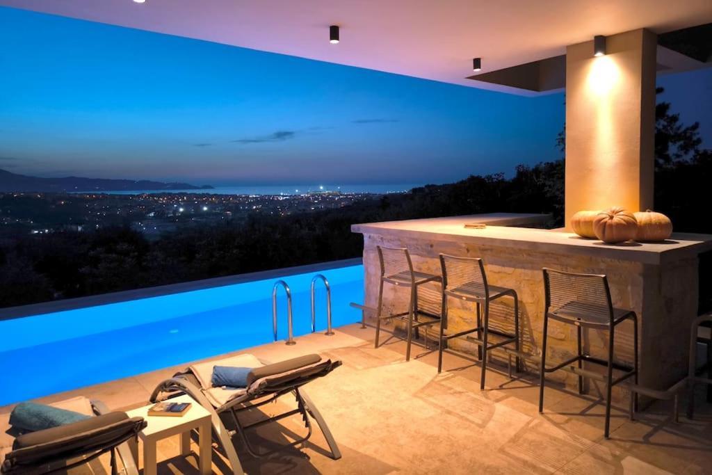Mirtylla Luxury Retreat W Pool, Bbq And Gym Héraklion